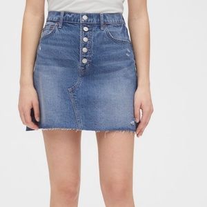 Gap | Denim Mini Button Skirt